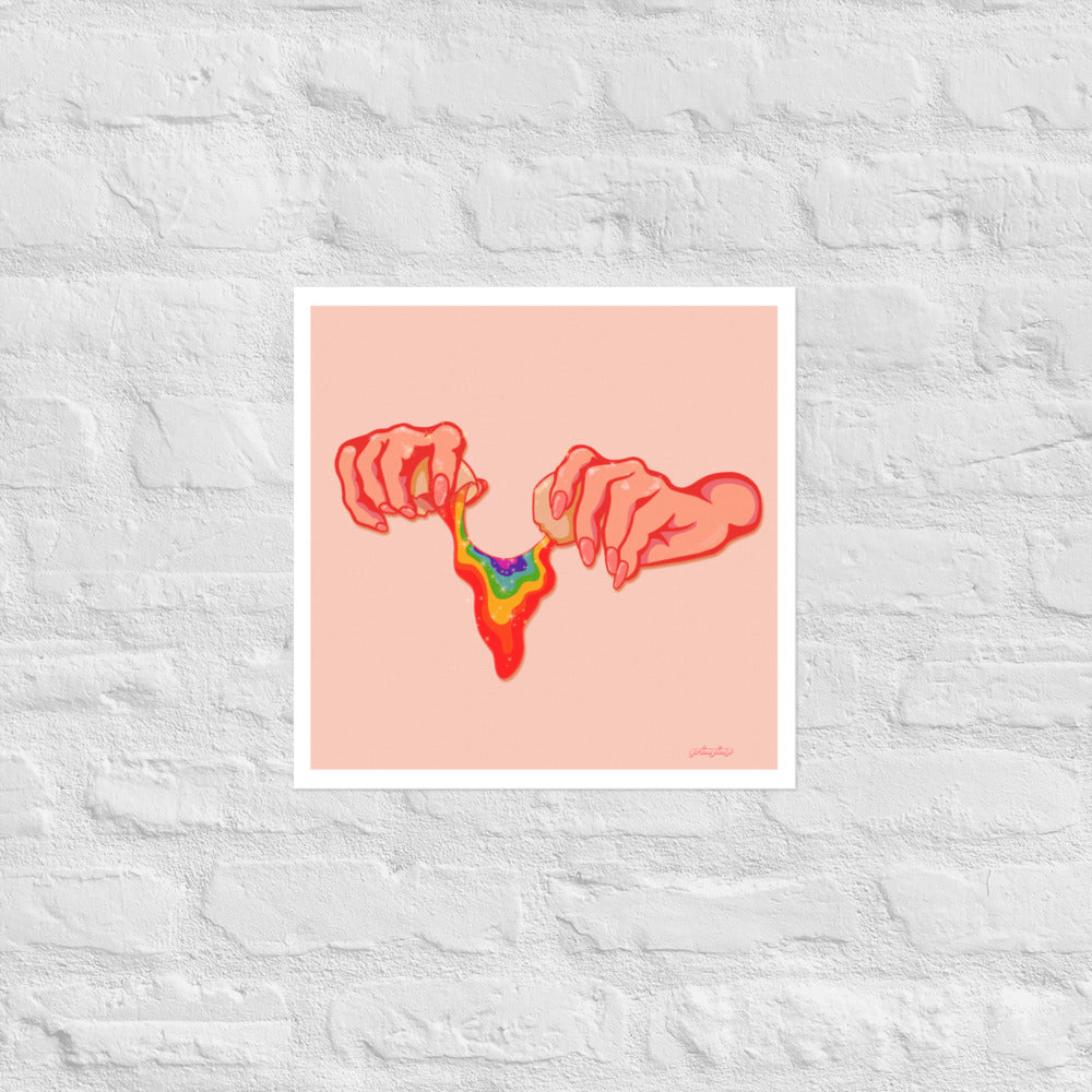 Crack Open the Universe matte print