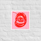 Skull Cherry matte print