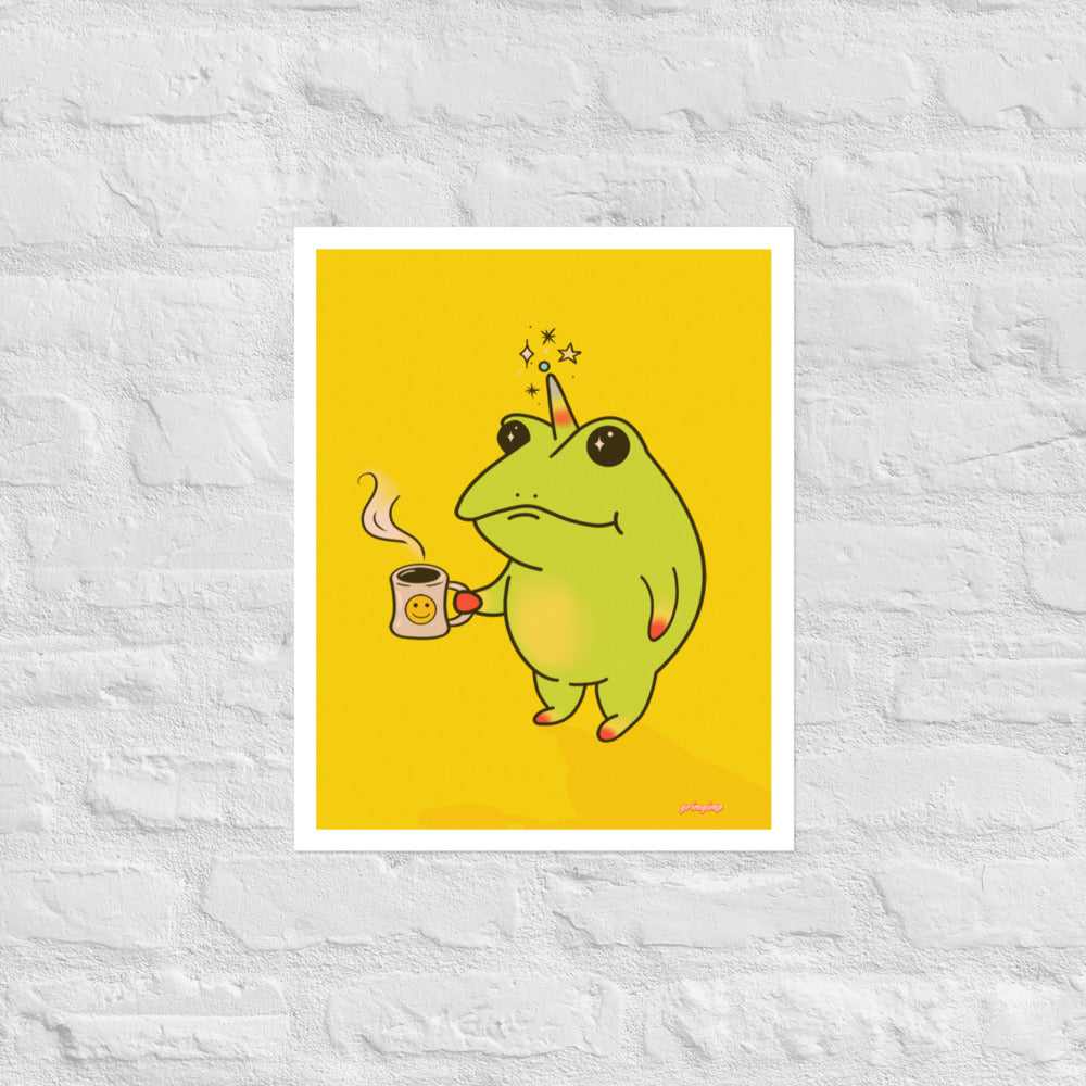 Morning Unitoad matte print
