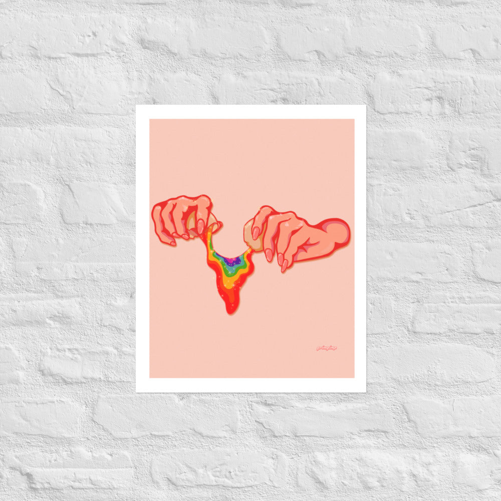 Crack Open the Universe matte print