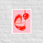 Cherry Lips matte print