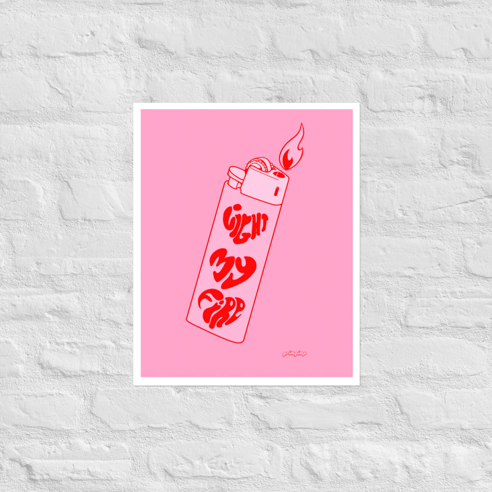 Light My Fire matte print