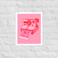 Hot Polaroid (pink) matte print