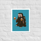 Beer Buddies Grim Reapers matte illustration print