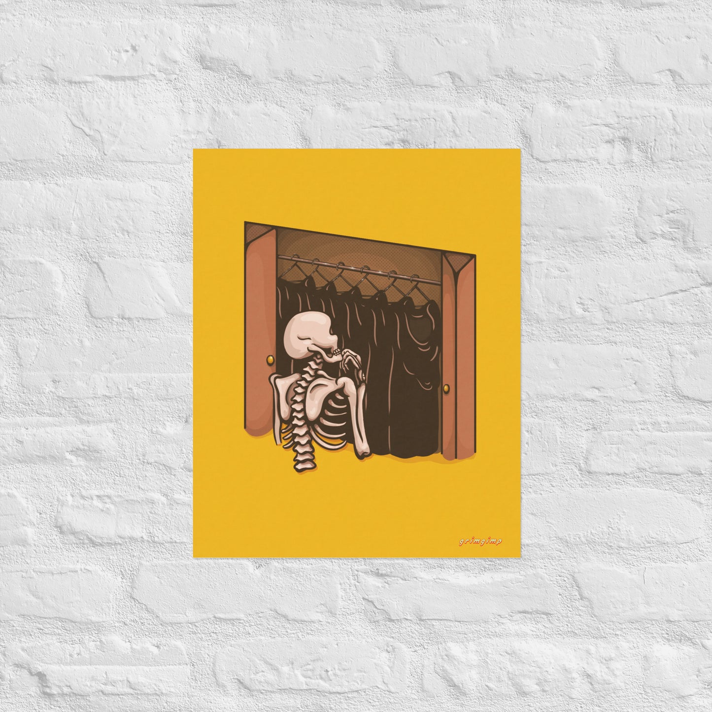So many options? But which to choose? matte illustration poster