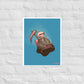 Grim Reaper Tanning matte illustration poster