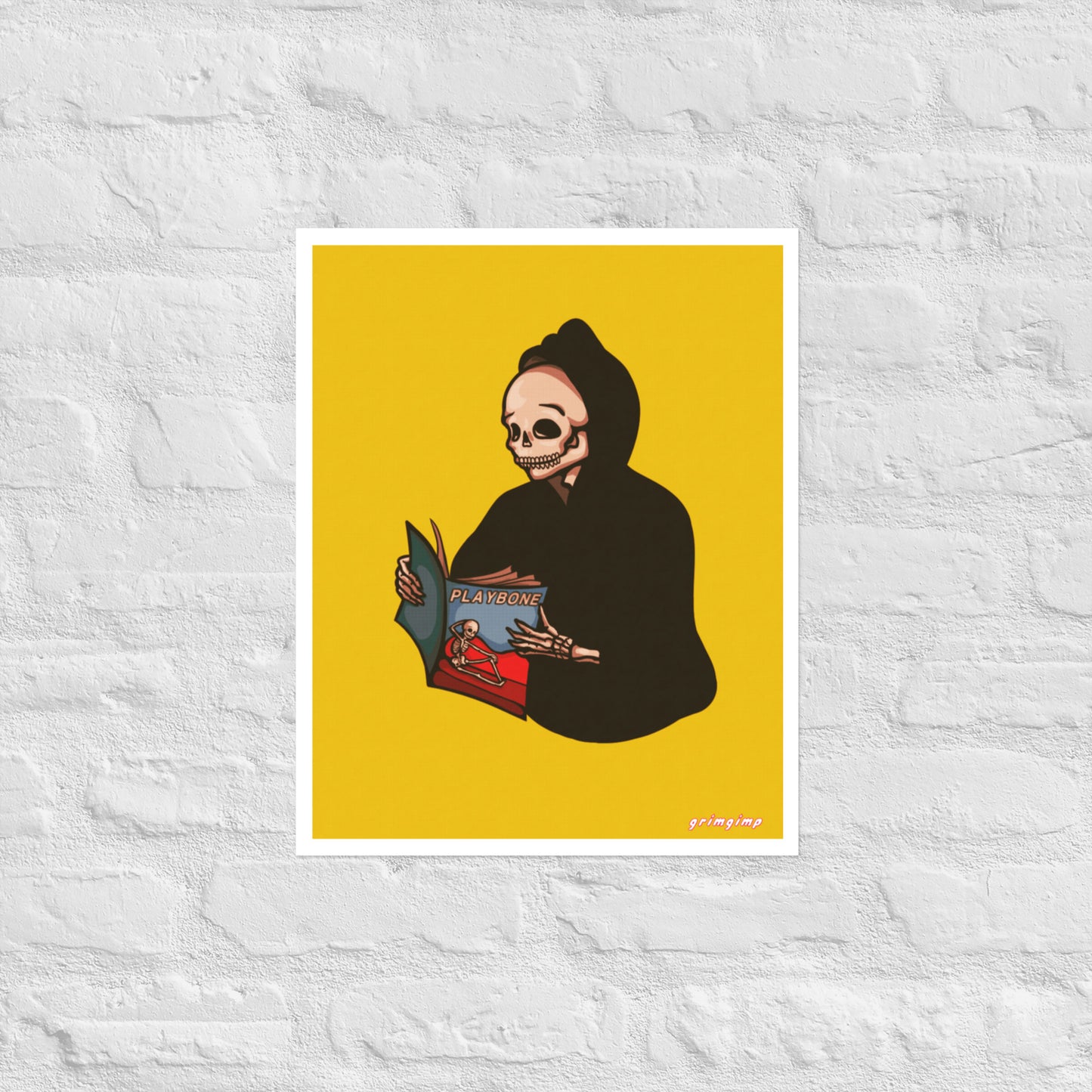 Playbone matte illustration