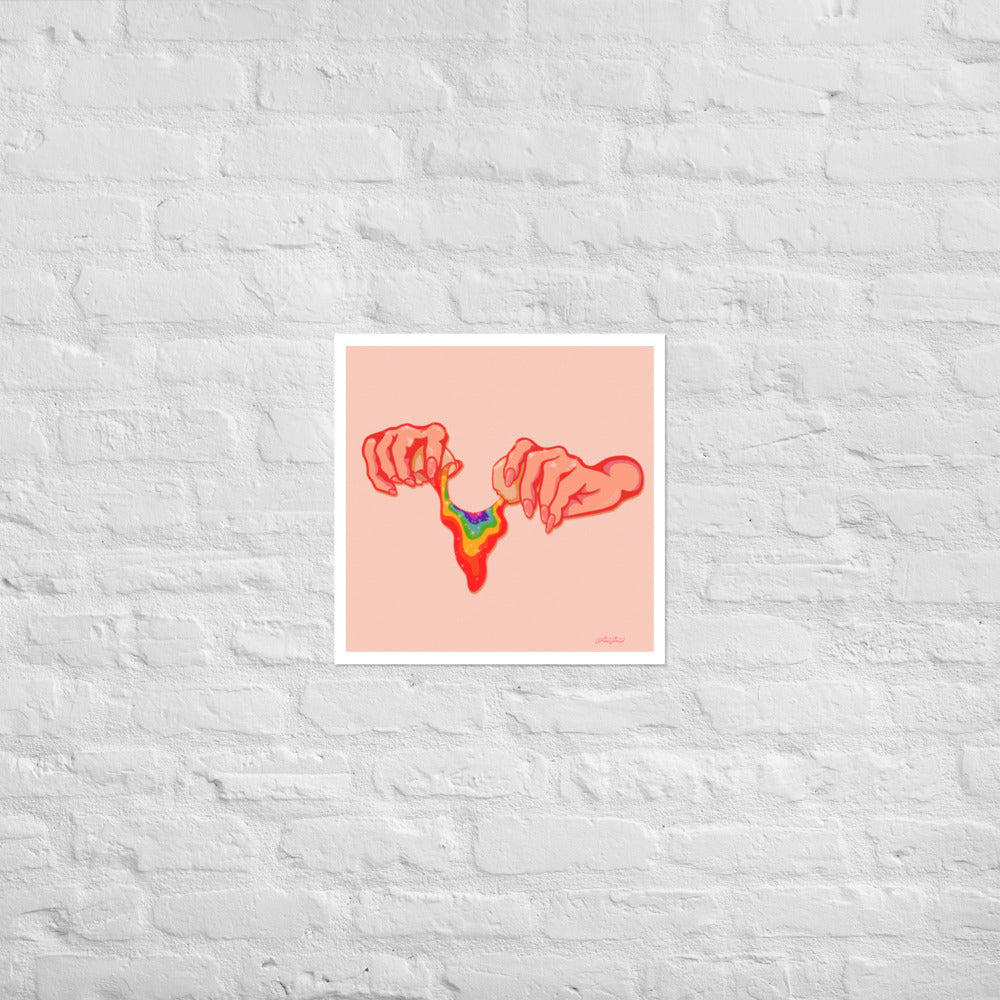 Crack Open the Universe matte print