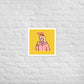 Blonde Bunny Skelly matte print