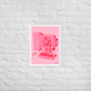 Videogame Addict (pink) matte print