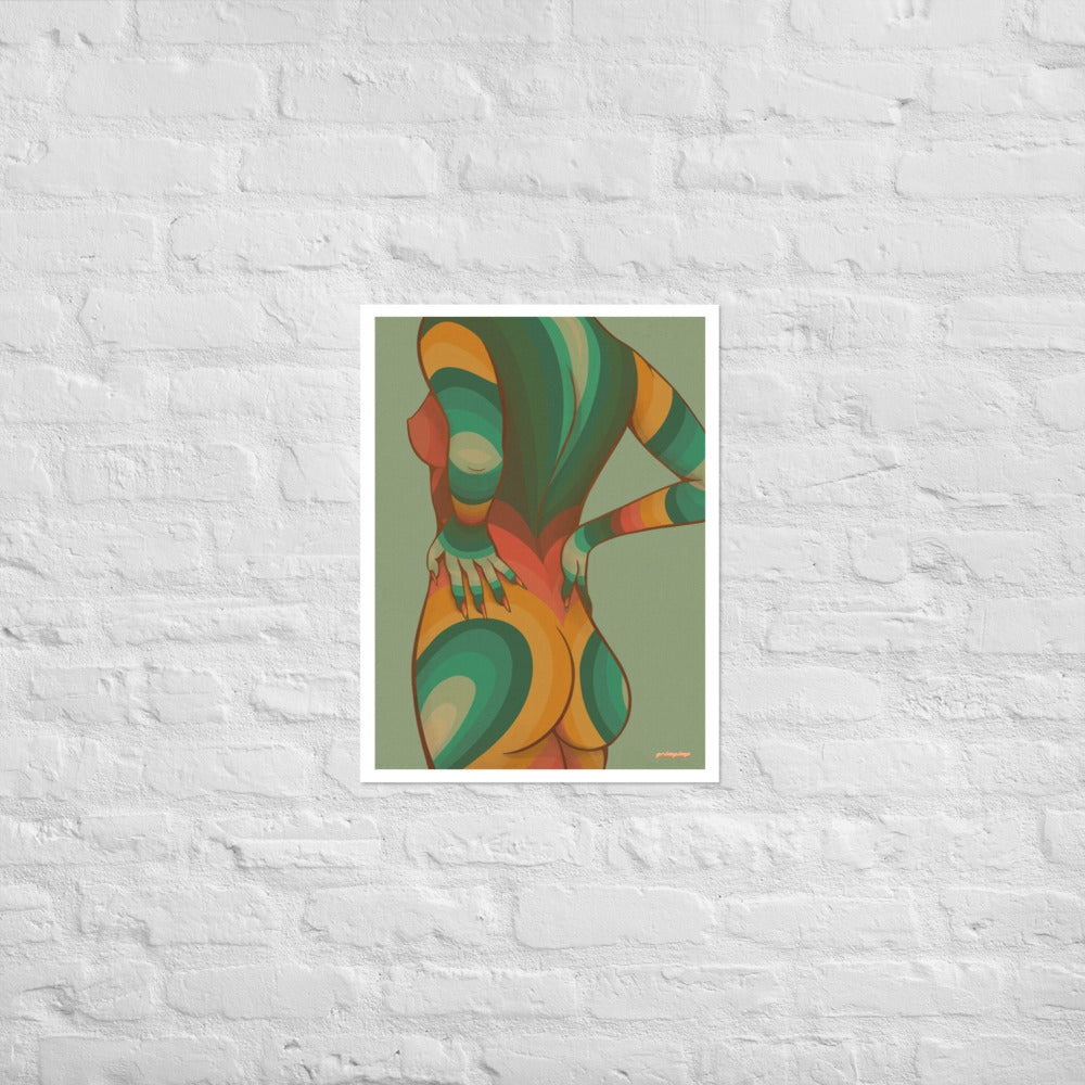 Nude matte print