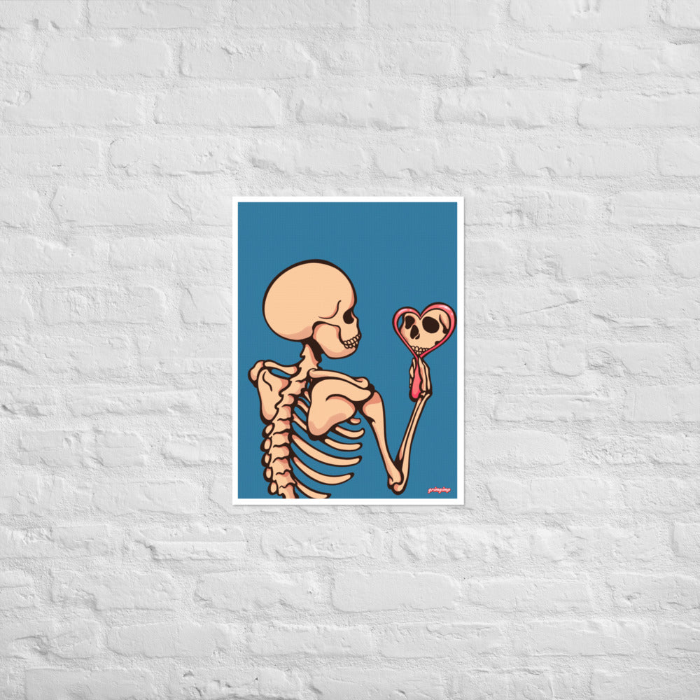Pretty Bones matte print