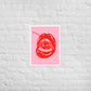 Skull Cherry matte print