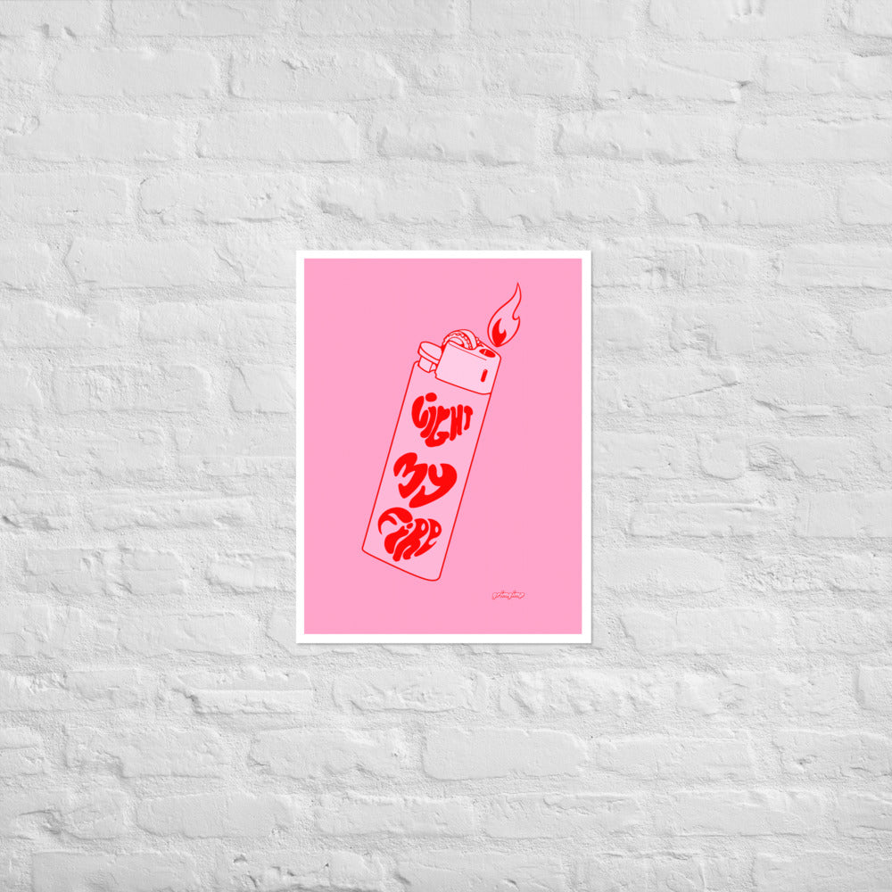 Light My Fire matte print