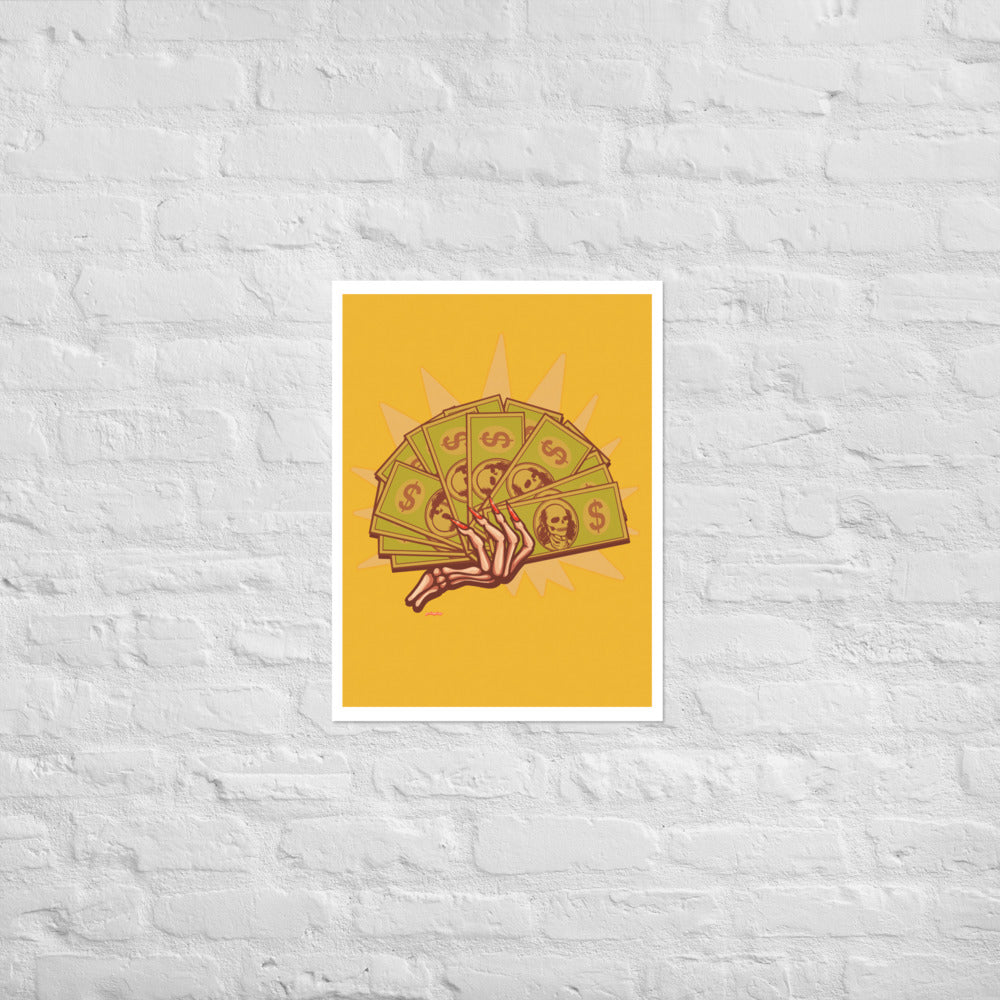 Stacked matte print