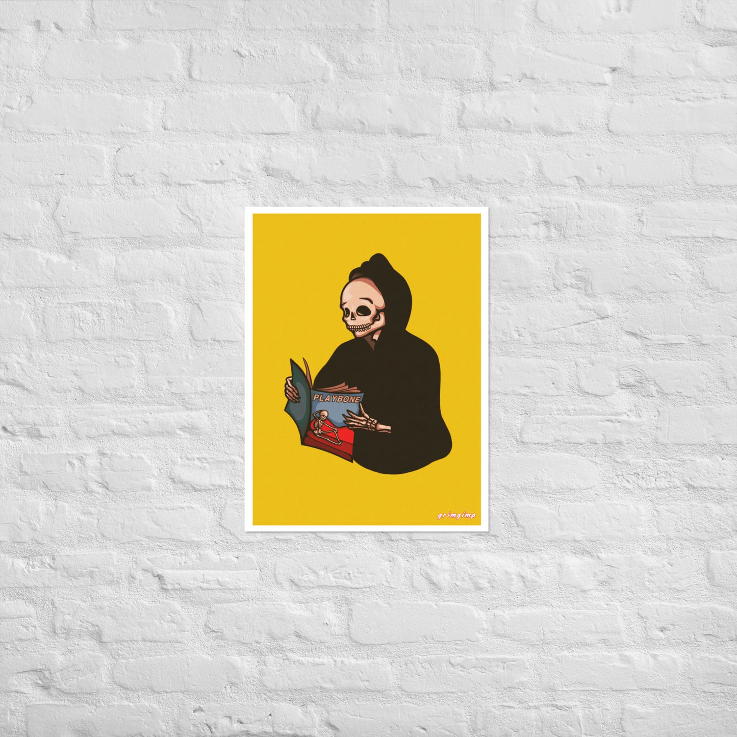 Playbone matte illustration