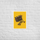Grocery Run matte poster illustration