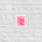 Videogame Addict (pink) matte print