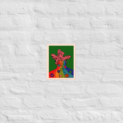 Rainbow Flow matte print