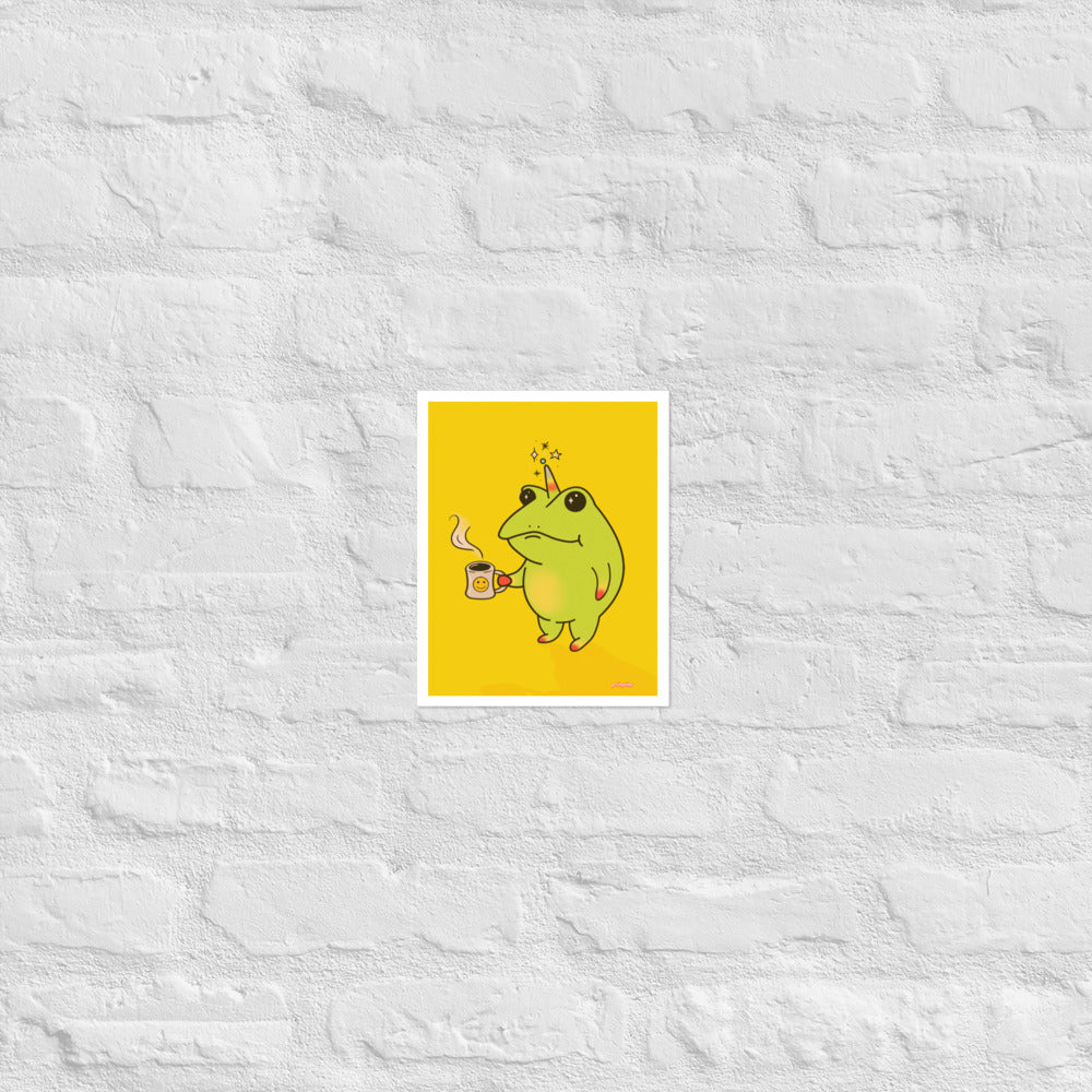Morning Unitoad matte print