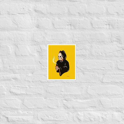 Coffee Before Work matte print
