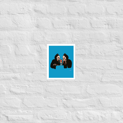 Milkshake Date matte print
