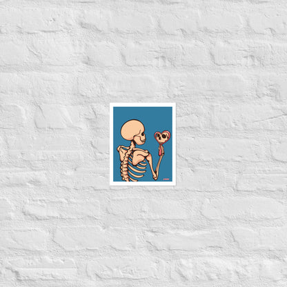Pretty Bones matte print