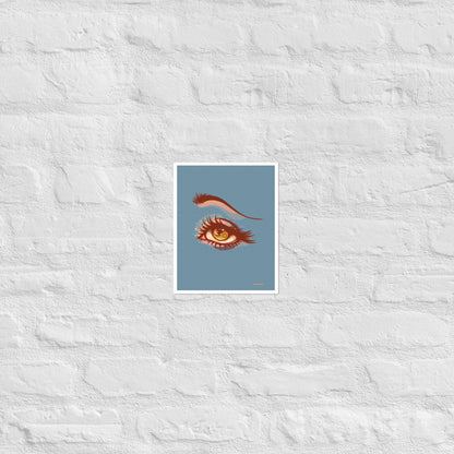 Staring At The Moon matte print