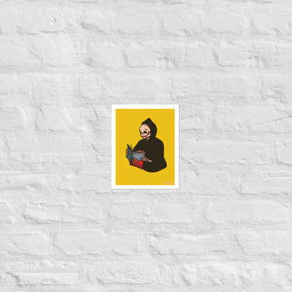 Playbone matte illustration