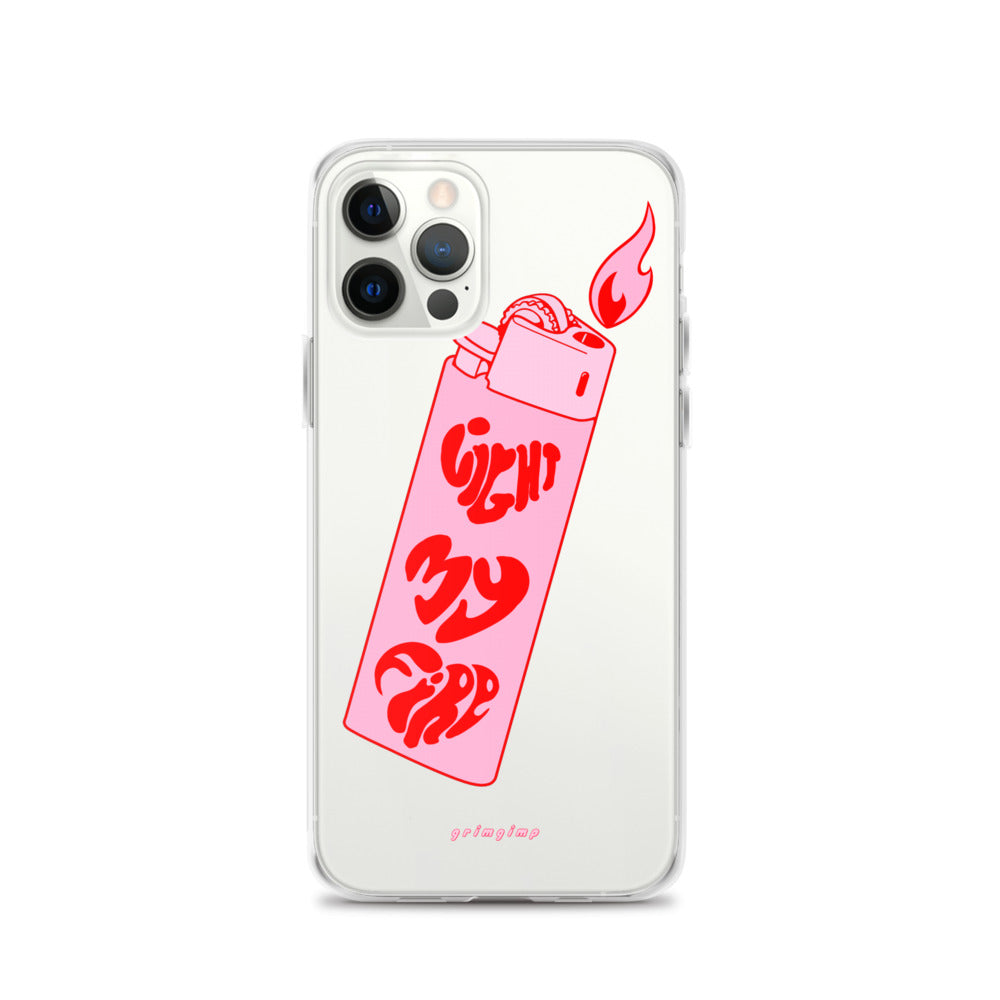 Light My Fire (transparent background) iPhone Case