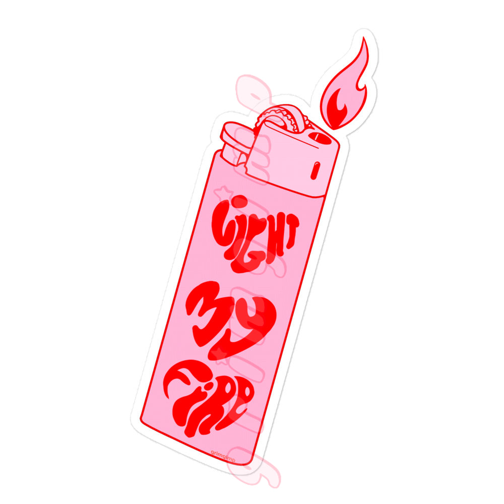 Light My Fire sticker