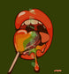 Rainbow Lollipop matte print