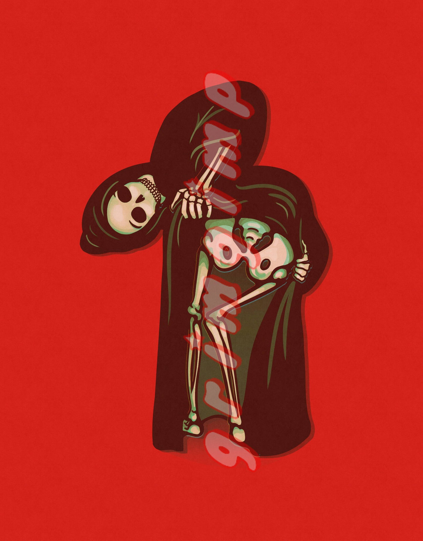 Moon Reaper matte illustration poster
