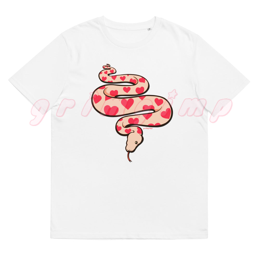 Love Snake unisex organic cotton shirt